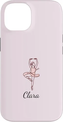 Vista 4 de Clara - Carcasa para iPhone 17, diseño de bailarina, bailarina, bailarina, bailarina, navidad