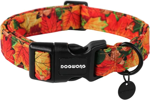 Vista 35 de DOGWONG Collar de perro de San Valentín, collar de perro con estampado de corazones para perros grandes, lindos collares de primavera, hembra
