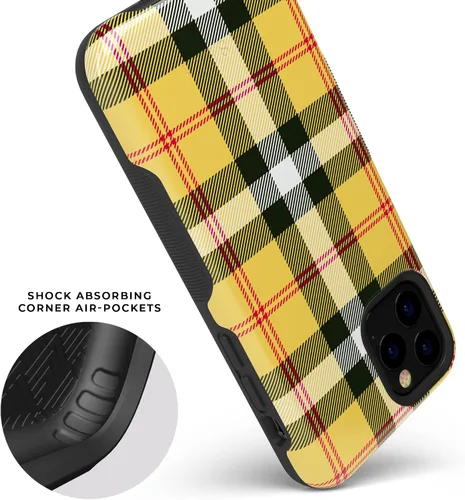 Vista 7 de Casely Funda para iPhone 11 Pro Max ¡Como si! Funda a cuadros amarillos