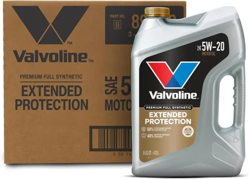 Vista 207 de Valvoline SynPower Full aceite sintético para motor, 1 Cuarto de galón, Ambar