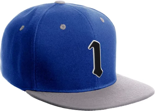 Vista 1610 de Daxton Gorra clásica con visera de billete plano con letras del alfabeto inglés antiguo de la A a la Z