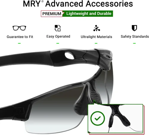 Vista 4 de Mryok Almohadilla nasal de repuesto para gafas de sol Oakley Radar Path EV RadarLock