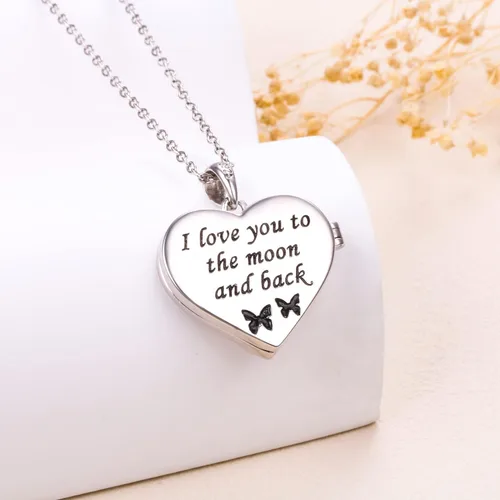 Vista 5 de DAOCHONG Collar con colgante de árbol de la vida de plata esterlina S925 para madre e hijo, regalo para mujeres, abuela, madre, hija, Plata