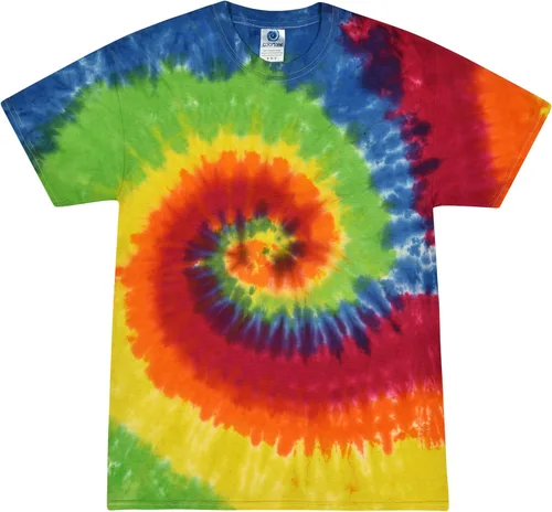 Vista 10 de Colortone Camisetas Tie Dye para Hombre y Mujer - Camisetas de manga corta unisex Tie-Dye para adultos Acadia