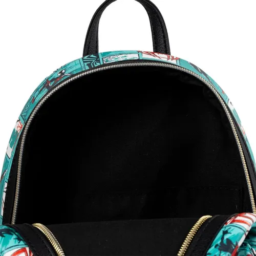 Vista 4 de Loungefly Marvel Spider-Man Across the Spider-Verse - Mini-mochila exclusiva de cómic
