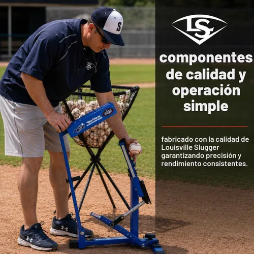 Vista 6 de Máquina de lanzamiento Louisville Slugger Blue Flame