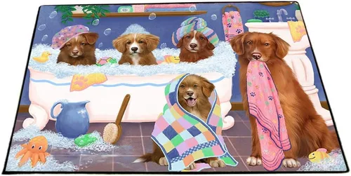 Vista 17 de Doggie of the Day Nova Scotia Duck Tolling Retriever Dogs Floor Mat - 4th of July Independence Day - Best Dog Doormat - Protector Decor - Unique