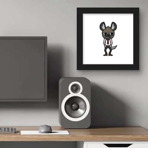 Vista 5 de Trends International Gallery Pops Sanrio Aggretsuko - Póster de pared Haida, 12.00 x 12.00 pulgadas, versión de marco negro