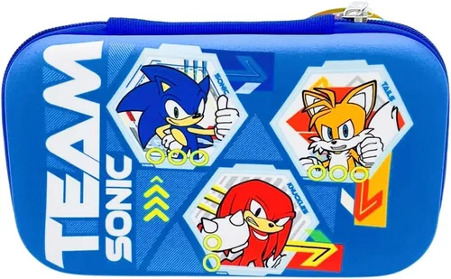Vista 4 de UPD Estuche rígido moldeado con cremallera para lápices/almacenamiento (Mario Kart), multicolor