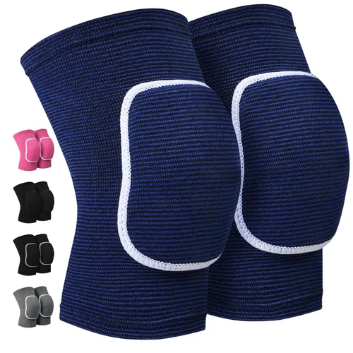 Vista 9 de Rodilleras de voleibol para bailarines, suaves y transpirables para hombres, mujeres y niños, rodilleras protectoras para voleibol, fútbol, baile