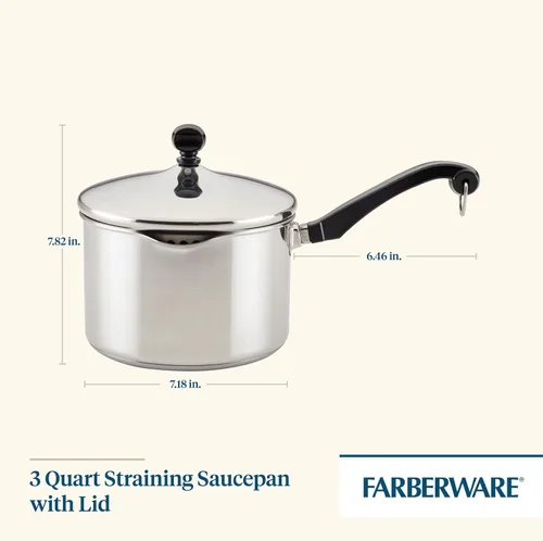 Vista 70 de Farberware Olla clásica de vapor hecha en acero inoxidable, 3 qt.