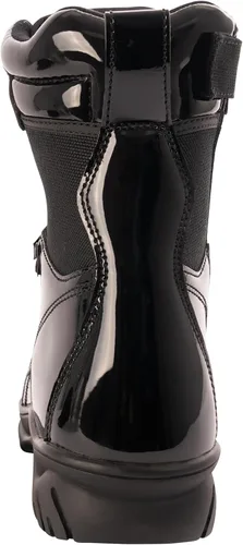 Vista 8 de Rothco Botas tácticas de alto brillo con cremallera lateral - 8 pulgadas