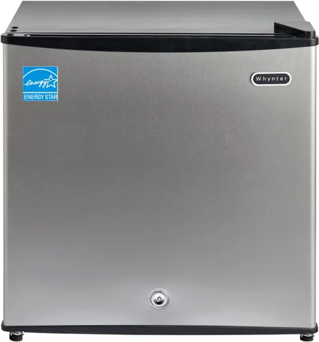 Vista 9 de Whynter Congelador Vertical Pequeño Mini Con Cerradura para Dormitorios, Residencias Universitarias, Garajes, Oficinas CUF-110B, Negro Energy Star