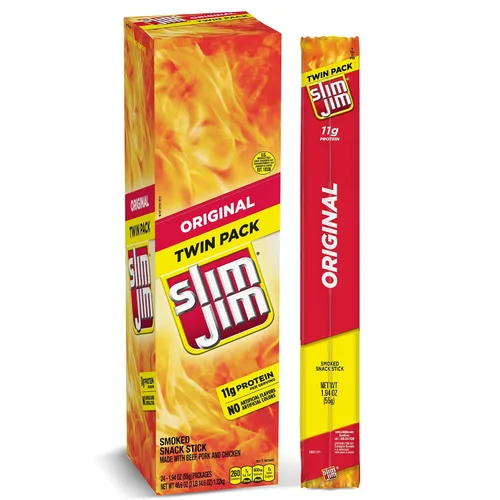 Vista 9 de Slim Jim Original Beef Snack Stick 'N Jalapeño Cheese, 1.5 oz