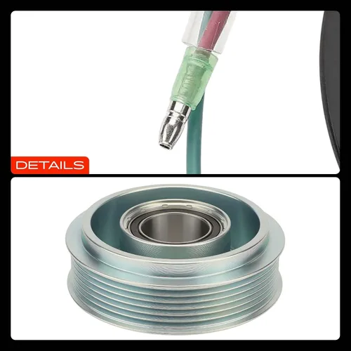 Vista 9 de A-Premium Kit de embrague del compresor del A/C compatible con Honda Civic 1.7L 2001-2005