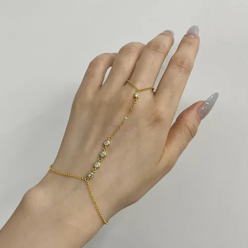Vista 94 de Pulsera de plata de ley 925 para mujer, pulsera de mano para mujer, pulseras esclavas de 7 a 9 pulgadas ajustable