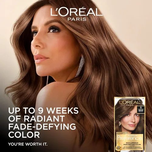 Vista 2 de L'Oreal Paris Superior Preference - Tinte permanente luminoso que desafía la decoloración para el cabello, tinte para el cabello hasta 9 semanas