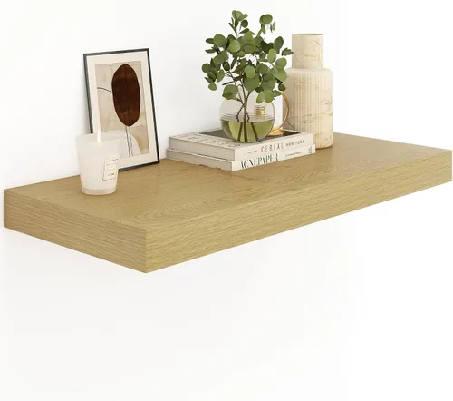 Vista 40 de Heimlove Estantes Flotantes de 12 Pulgadas de Profundidad, Estante de Pared de 12 x 12 Pulgadas de Largo, Estante de Exhibición y Almacenamiento