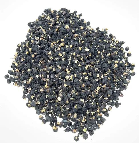 Vista 3 de Greenlike Wild Black Wolfberry Black Goji Berry Natural Secado Té de Goji Grado A+ 8 onzas