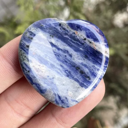 Vista 3 de Corazón amor cristal pulgar preocupación piedra bolsillo piedra piedra piedra palmera para terapia de ansiedad, geometría, chakra, curación reiki
