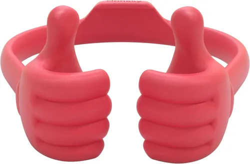 Vista 15 de Honsky Thumbs-up Soporte Porta Teléfono Celular, Soporte Base para Tableta para Escritorio de Mesa Smartphone Teléfono Celular Teléfono Móvil Rosado