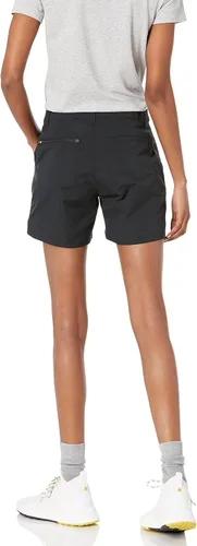 Vista 2 de Tienda Essentials Pantalones cortos de senderismo para mujer de tejido elástico de 5 pulgadas con bolsillos