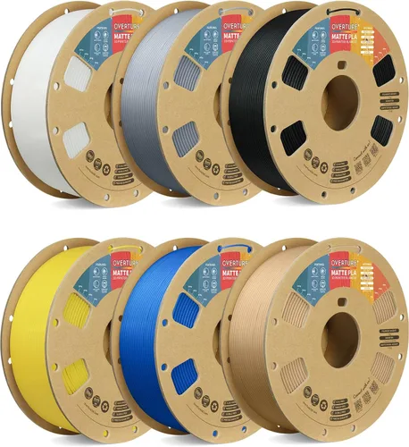 Vista 24 de OVERTURE Matte PLA Filament 1.75mm 1kg for FDM 3D Printer (Baby Pink)