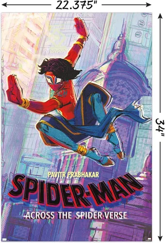 Vista 3 de Trends International Marvel Spider-Man: Across The Spider-Verse - Póster de pared de una hoja de Pavitr Prabhakar