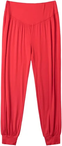Vista 75 de Pantalones de algodón modal para mujer de AvaCostume, pantalones suaves para practicar yoga o deportes.