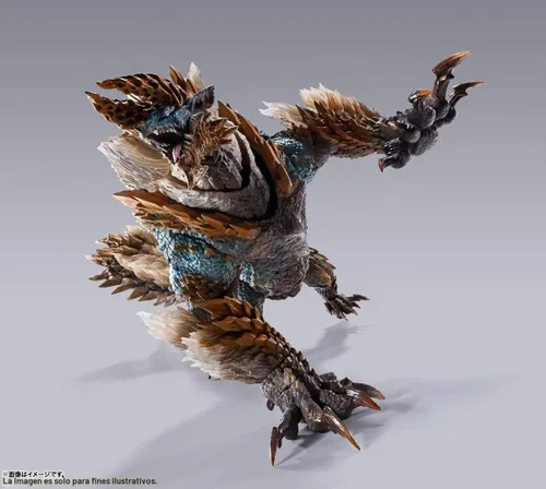 Vista 5 de TAMASHII NATIONS - Monster Hunter World Iceborne - Figura de acción Zinogre, Bandai Spirits S.H.MonsterArts