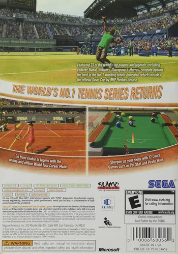 Vista 2 de Virtua Tennis 2009 - Xbox 360
