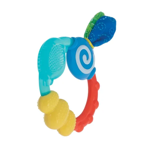 Vista 7 de Nuby Wacky - Anillo de dentición, multicolor