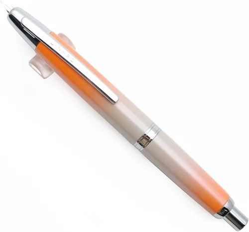 Vista 16 de JINHAO 10 Press Pluma estilográfica retráctil de metal con convertidor de tinta (punta EF 0.38mm, color rojo ágata)