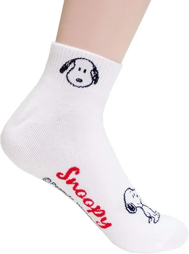 Vista 4 de The Peanuts Snoopy Cartoon Movie Series - Calcetines para mujer, talla única