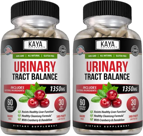 Vista 12 de Kaya Naturals - D-manosa - Limpieza del tracto urinario UT y salud de la vejiga - Hecho con arándano, hibisco y raíz de diente de león - Cápsulas