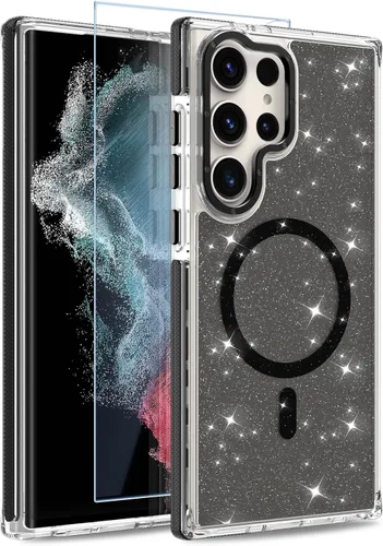 Vista 190 de Funda magnética para Google Pixel 10 Pro XL [compatible con Magsafe] [bonito diseño fluorescente de moda] a prueba de golpes, delgada, translúcida