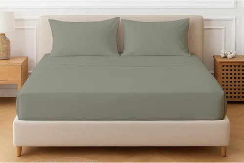 Vista 79 de Sábanas extra profundas, sábanas de algodón, 100% algodón, sábana bajera de bolsillo extra profundo de 22 pulgadas con elástico en todo el contorno