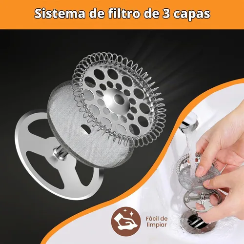 Vista 5 de Prensa Francesa Pequeña 350ml Negra, Prensa Francesa de Acero Inoxidable con Pared Doble Aislada para Viaje y Camping, Cafetera de Café Colado