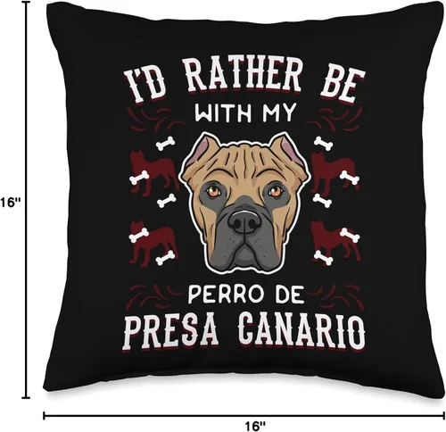 Vista 4 de Perro De Presa Canario Dueño De Perro Criador Canario Mastín Almohada