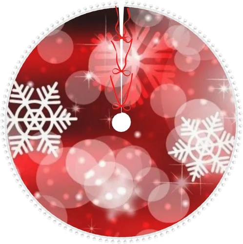 Vista 9 de Tapete suave para árbol de Navidad con patrón de pulpo azul de 30 pulgadas para decoración de fiestas de Navidad, falda de árbol de Navidad de lujo