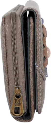 Vista 4 de Montana West Cartera de mano para mujer con diseño de acordeón