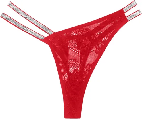 Vista 5 de Bragas de encaje con purpurina para mujer