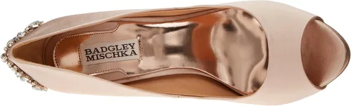 Vista 5 de Badgley Mischka Kiara - Zapatos de tacón de plataforma para mujer, Rosado