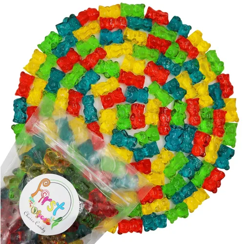 Vista 13 de FirstChoiceCandy Caramelos de gomitas jugosas de arcoíris 3D (bloques de construcción 3D, 2 libras)