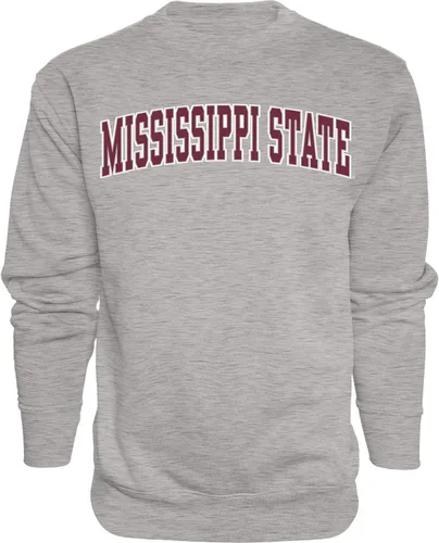Vista 12 de Blue 84 NCAA para hombre Sudadera de cuello redondo con nombre de equipo jaspeado en color oscuro