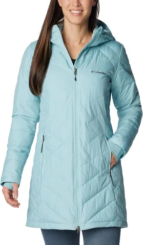 Vista 42 de Columbia Chaqueta larga con capucha Heavenly para mujer Verde (Stone Green)