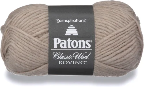 Vista 9 de Patons Classic Wool Roving - Hilo de lana de 3.5 onzas, negro, 1 bola
