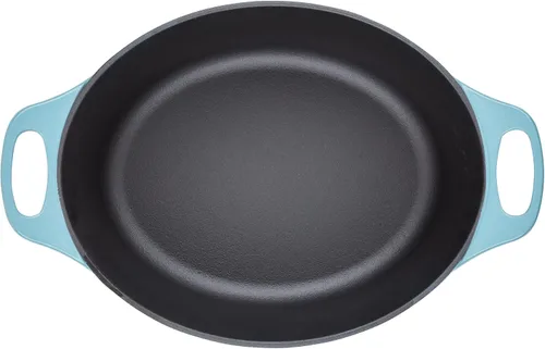 Vista 10 de Rachael Ray NITRO - Horno holandés de hierro fundido, 6.5 cuartos de galón, azul agave