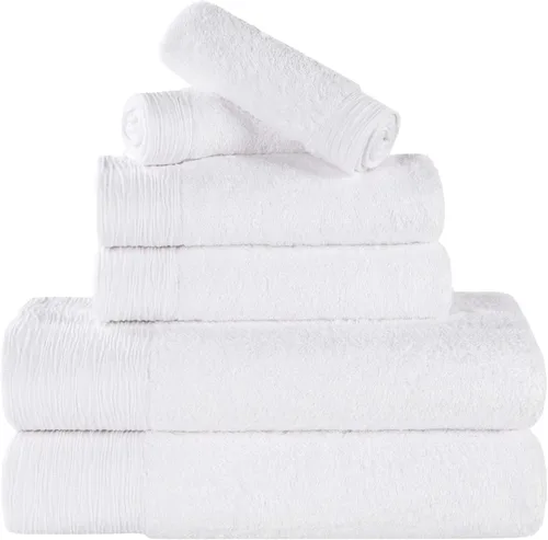 Vista 36 de Superior Rayon - Juego de toallas de 12 piezas de mezcla de bambú, de secado rápido, artículos esenciales para el baño, ducha, spa, toallas