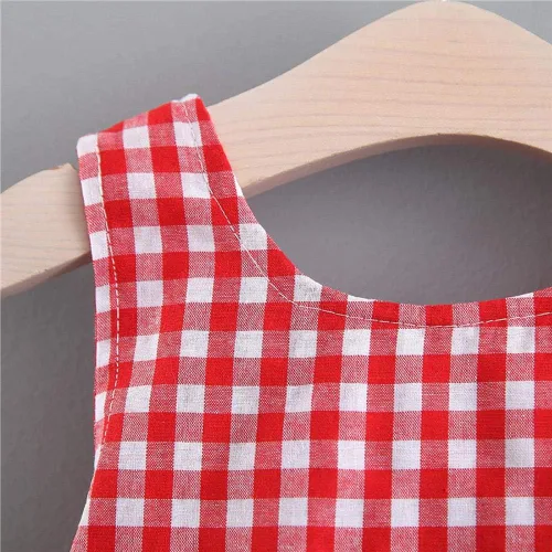 Vista 3 de IDOPIP Vestido de tutú para niña de verano, sin mangas, espalda descubierta, vestido de fiesta de cumpleaños, vestido de fiesta de flores con lazo